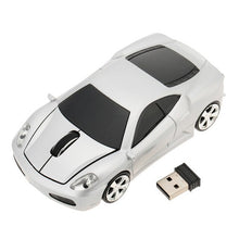 Load image into Gallery viewer, 2.4GHz Wireless Racing Car Shaped Optical USB Mouse